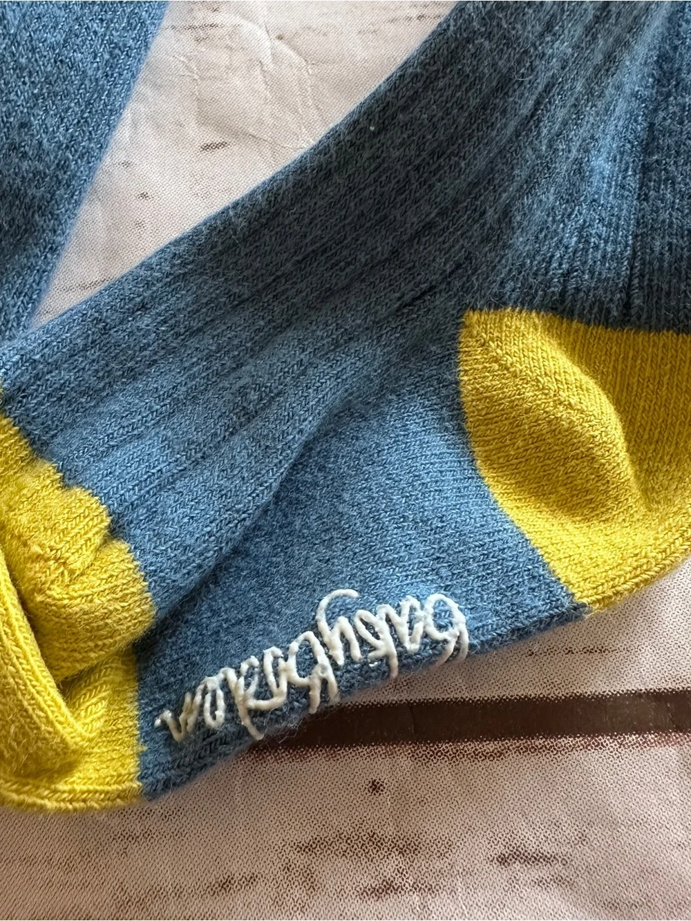 Baby Boden blue tights